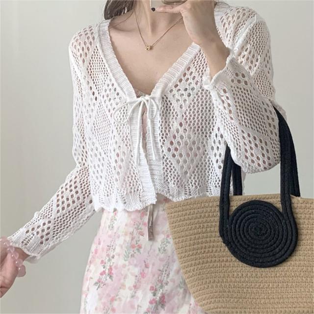 Women's Cardigan Knit Top (17)