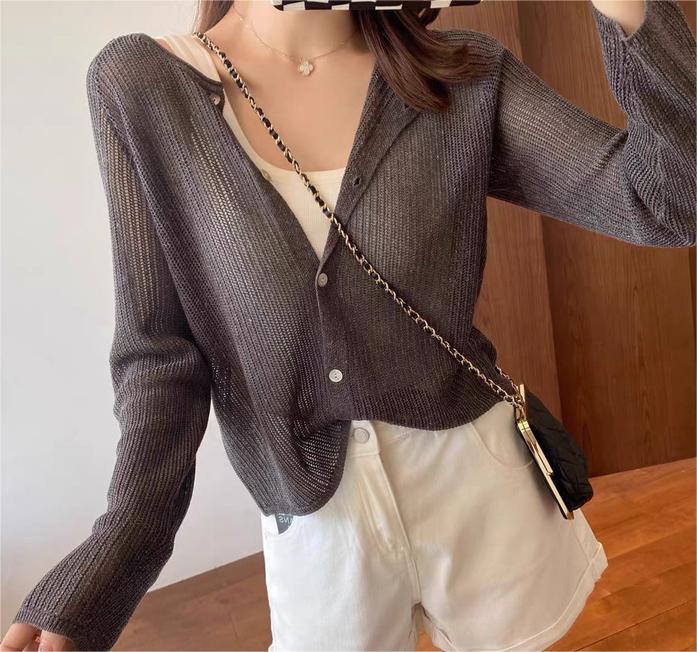 Women's Cardigan Knit Top (25)