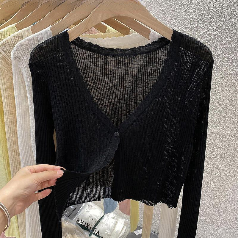Women's Cardigan Knit Top (33)