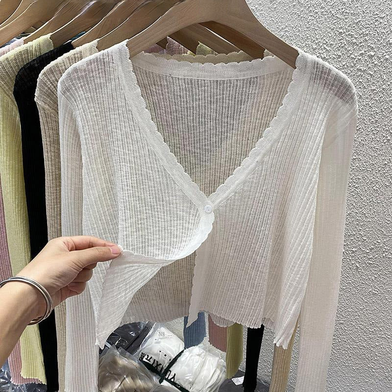 Women's Cardigan Knit Top (33)