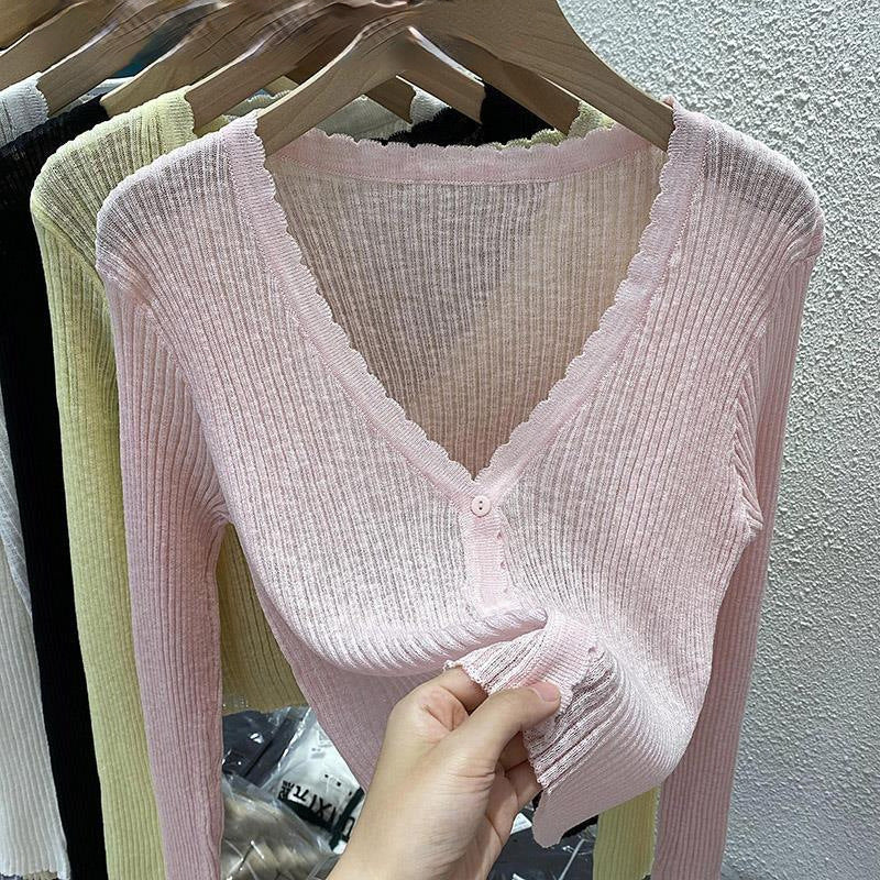 Women's Cardigan Knit Top (33)