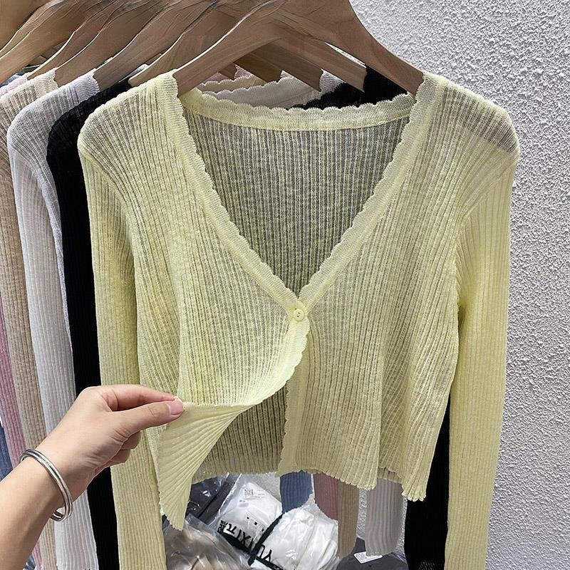Women's Cardigan Knit Top (33)