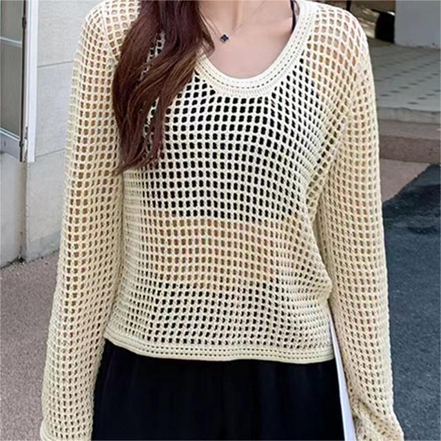 Women's Short-Sleeve Cardigan Top (5)