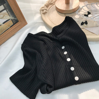 Women's Cardigan Knit Top (12)