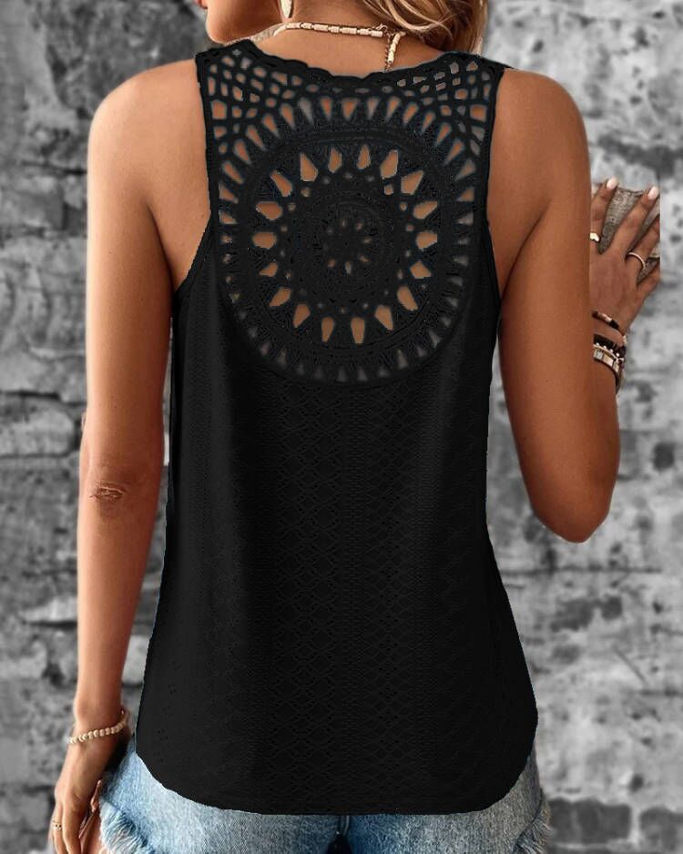 Women's Floral Lace Top