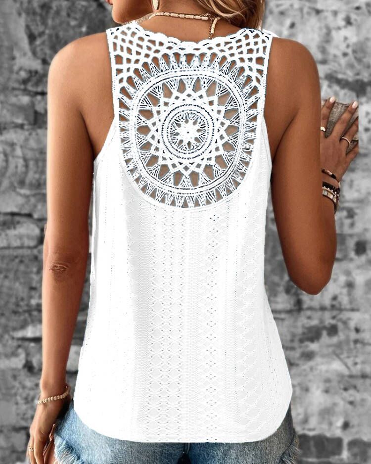 Women's Floral Lace Top