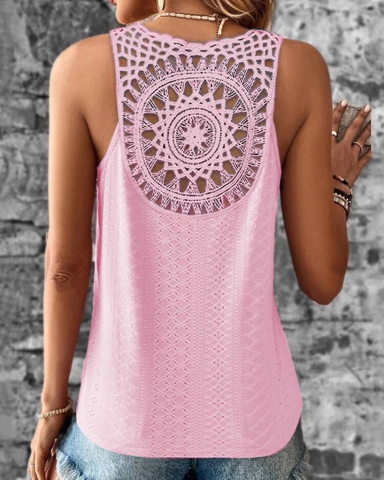Women's Floral Lace Top