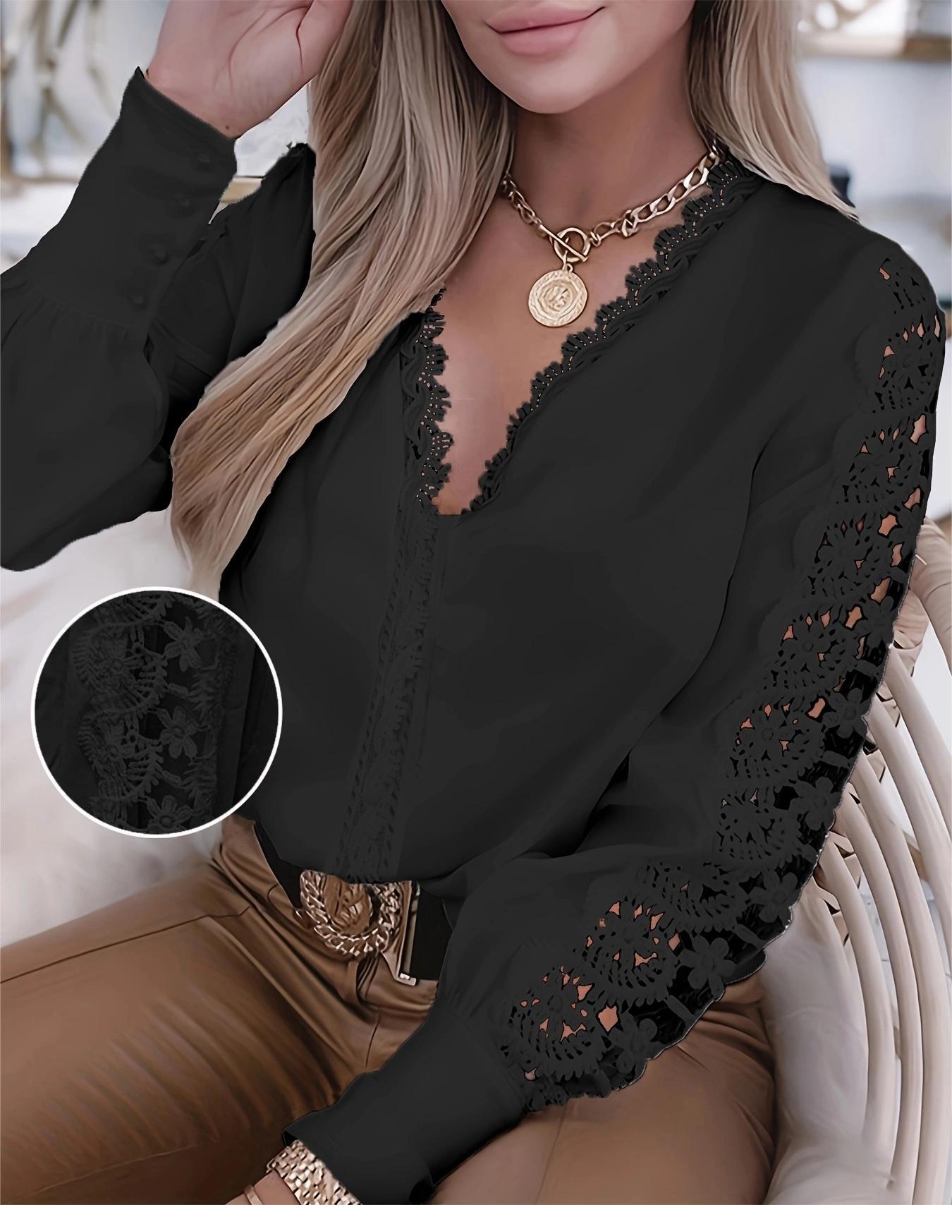 Women's Floral Lace Top (23)
