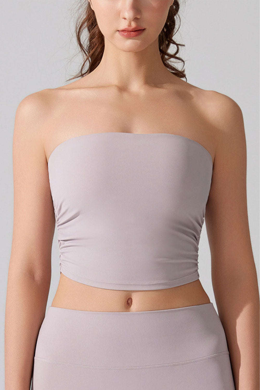 Women's Anti-Exposure Sports Bra - Non-Slip Tube Top with Chest Pad | Yoga Vest for Fitness & Activewear