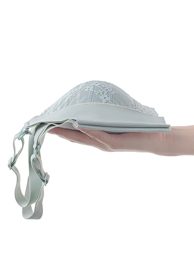 Women’s Gathered No-Wire Nursing Bra – Buckle Maternity & Lactation Bra Top