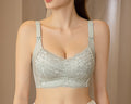 Women’s Gathered No-Wire Nursing Bra – Buckle Maternity & Lactation Bra Top