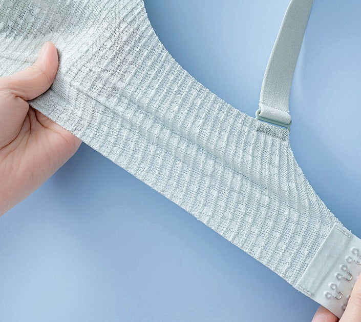 Women’s Ultra-Thin Wire-Free Nursing Bra – Push-Up, Maternity Breastfeeding Bra with Buckle Access