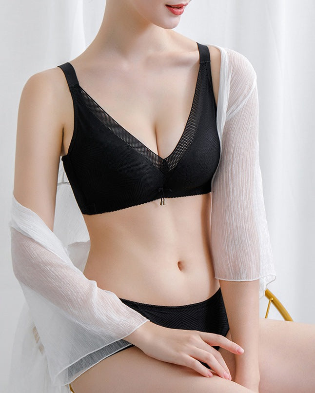 Women’s Ultra-Thin Sandwich Bra – No Rims, No Sponge, Adjustable Comfort Fit