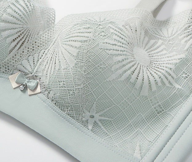 Women’s Summer Ultra-Thin Adjustable Crystal Lace Bra