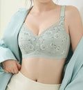 Women Latex padded nursing bra push-up push-up bra without rims maternity bra