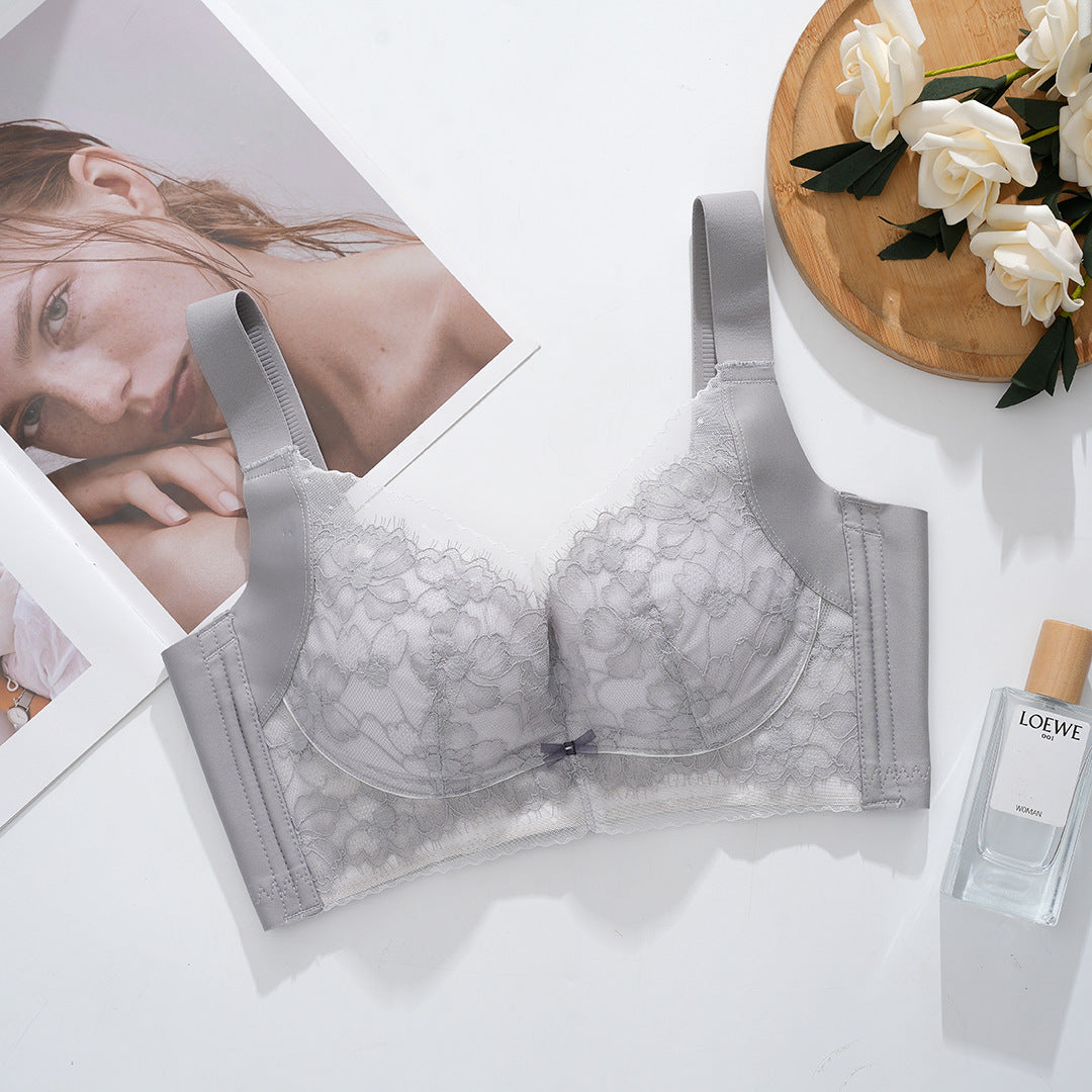LuxeLift Wireless Lace Bra – Adjustable, Sexy, and Seamlessly Supportive