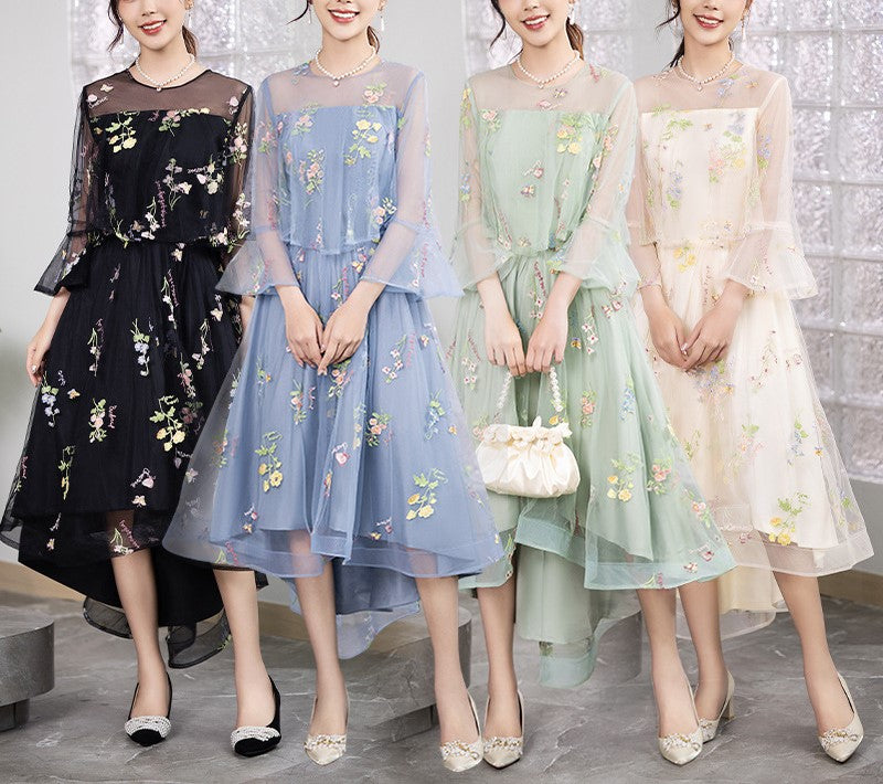 New Style Elegant Evening Dress for Women – Banquet, Coming-of-Age, Host, Art Exam | Southeast Asia Fashion