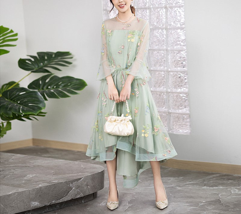 New Style Elegant Evening Dress for Women – Banquet, Coming-of-Age, Host, Art Exam | Southeast Asia Fashion