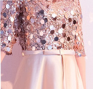 Radiant Luxe Golden Satin Dress – Elegant New Style for Women