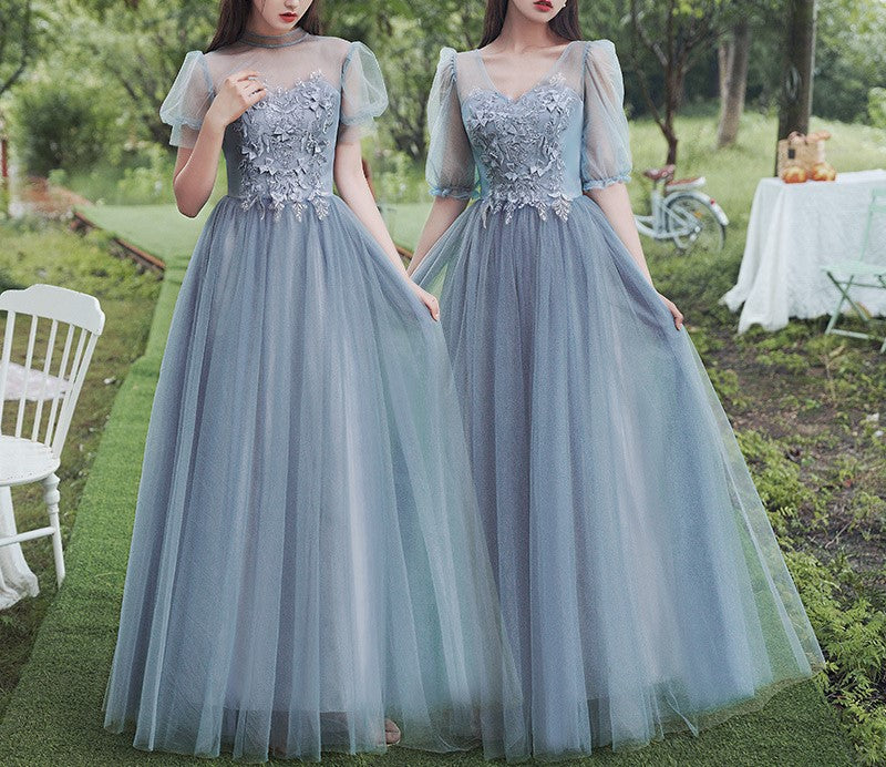 Summere Western Fairy Style Dress – Elegant Sister Group Wedding & Graduation Gown