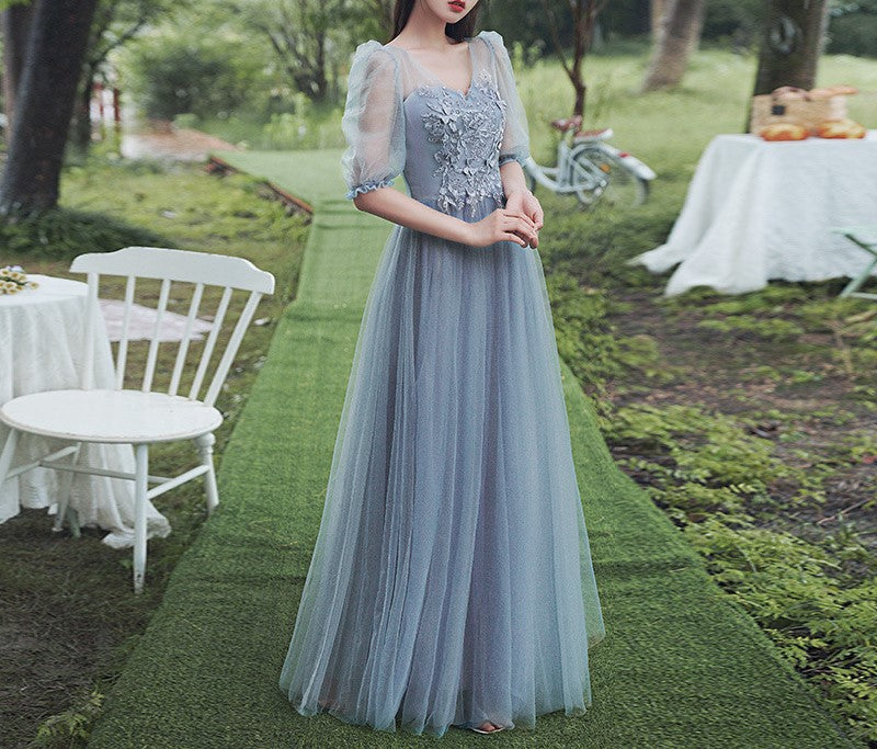 Summere Western Fairy Style Dress – Elegant Sister Group Wedding & Graduation Gown