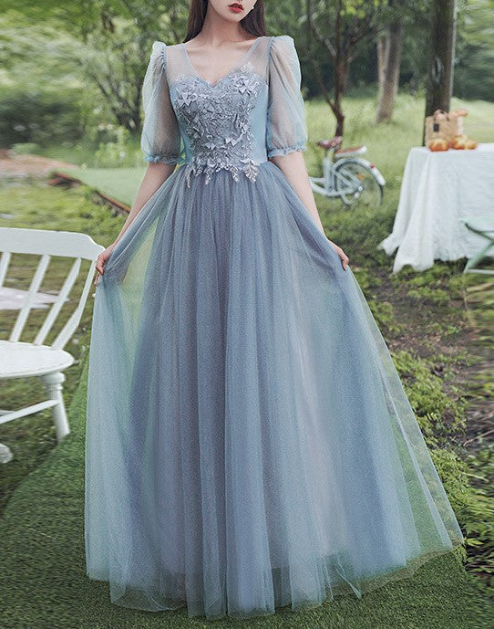 Summere Western Fairy Style Dress – Elegant Sister Group Wedding & Graduation Gown