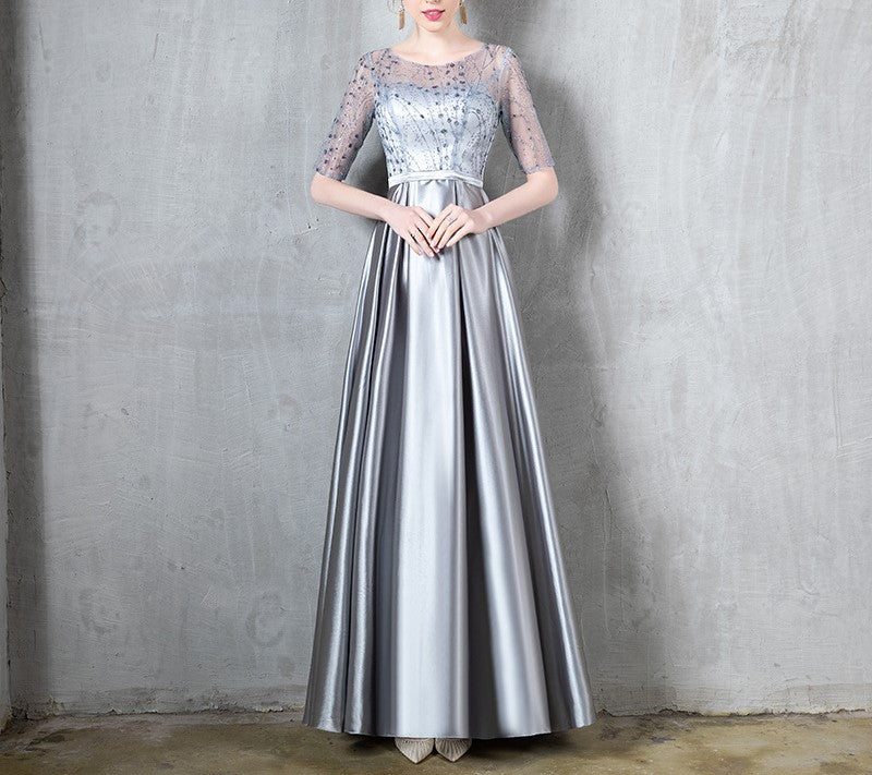 2025 New Gold Evening Dress for Women – Elegant Solo Performance Gown for Art Exams, Banquets, Hosting, and Chorus Stage Events