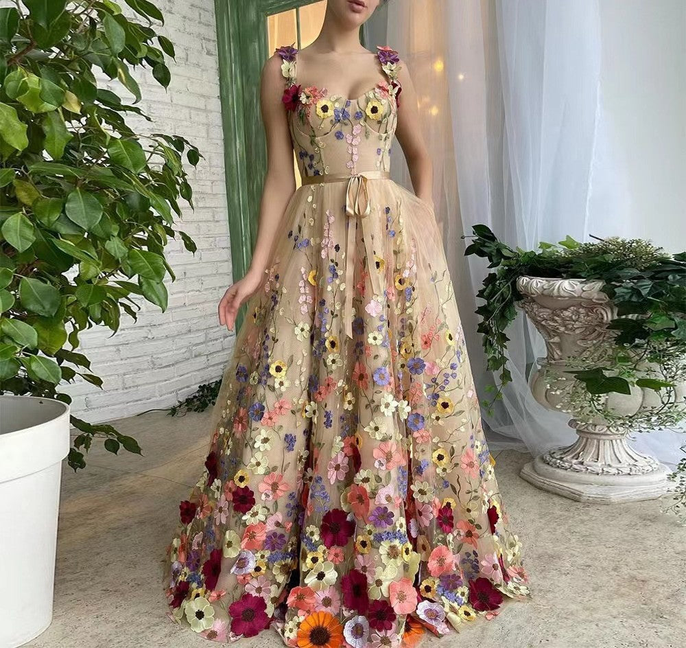 New Summer Slim Evening Dress – Elegant Banquet & Bridesmaid Gown for Women | Annual Meeting Formal Dress