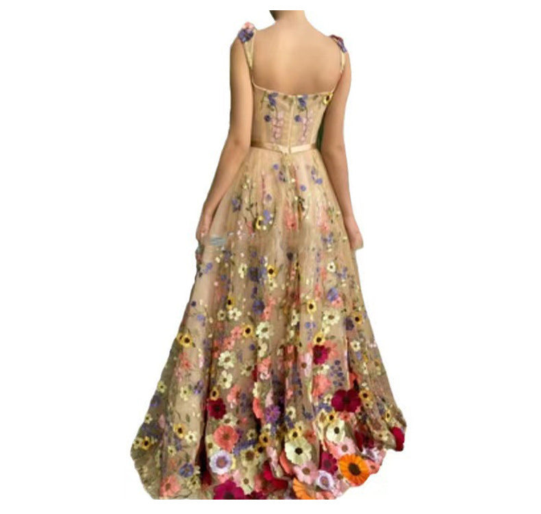 New Summer Slim Evening Dress – Elegant Banquet & Bridesmaid Gown for Women | Annual Meeting Formal Dress