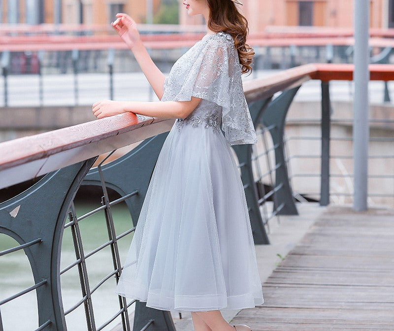 Plus Size Elegant Evening Dress for Women – Slimming High-End Gown for Engagement, Banquet, Bridesmaid, Art Exam | Fat MM Formal