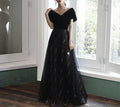 New Elegant Black Velvet Evening Dress for Women – Luxury Long Gown with Regal Aura, Perfect for Formal Events, Red Carpet & Hos