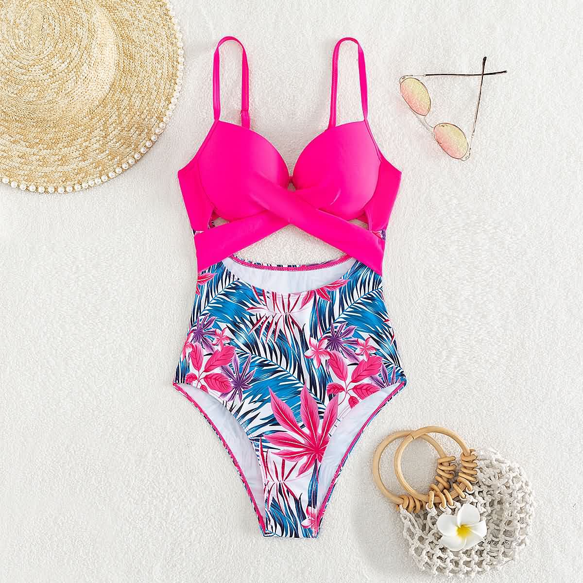 New Printed Women's One-Piece Swimsuit - Stylish & Comfortable