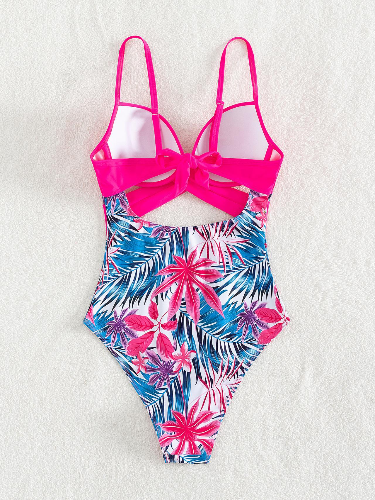 New Printed Women's One-Piece Swimsuit - Stylish & Comfortable