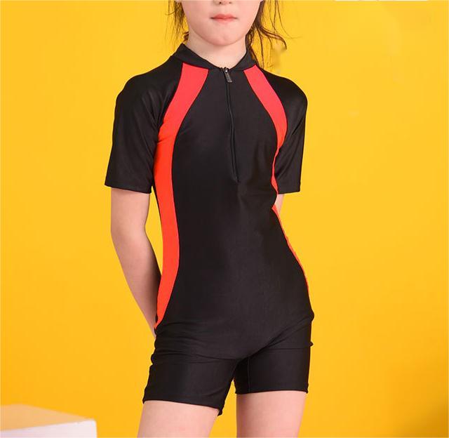 Sun Protection One Piece Swimsuit For Kids