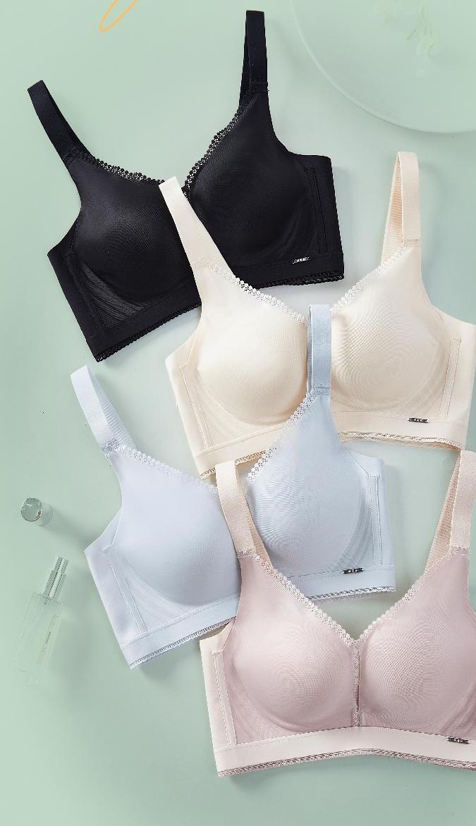 Spring & Summer Seamless Mesh Bra – Breathable, Lightweight, Adjustable Comfort for Women