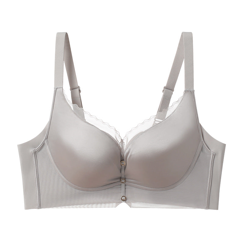 Adjustable Bra for Small Breasts – Gathered Front & Side-Breast Support for Natural Lift