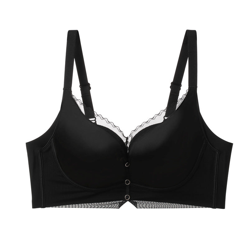 Adjustable Bra for Small Breasts – Gathered Front & Side-Breast Support for Natural Lift