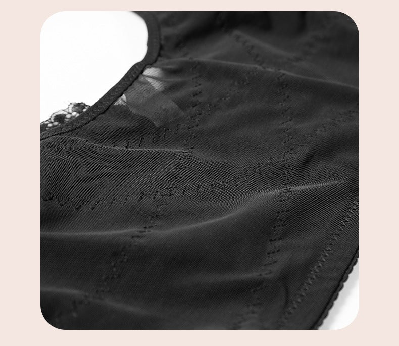 Plus Size Adjustable Long Sports Bra – Vest-Style Back, High Support Workout Top