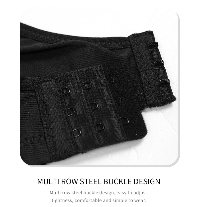 Women's Seamless Underwire Bra – Smooth Gathered Adjustable Support Lingerie