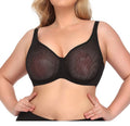 Women's Ultra-Thin See-Through Bra – Sheer Mesh Plus Size Lingerie Underwear