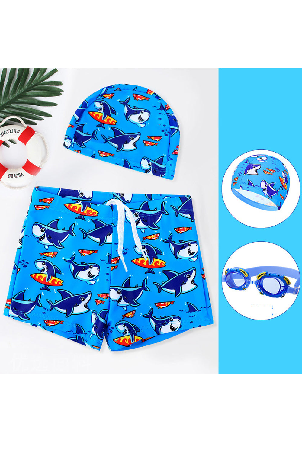 Baby Toddler Boys Elasticated Cartoon Printed Cute Summer Swimwear Short