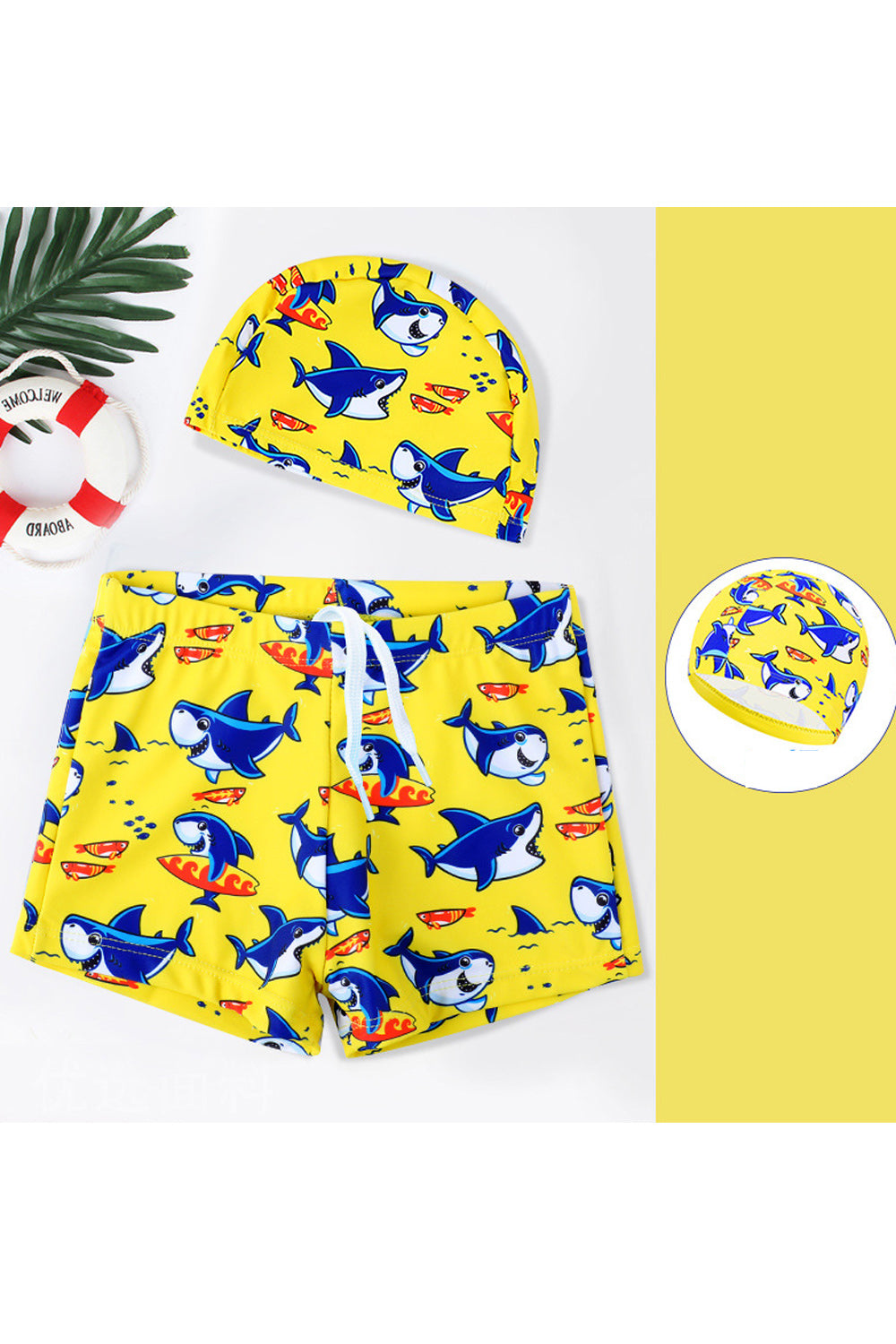 Baby Toddler Boys Elasticated Cartoon Printed Cute Summer Swimwear Short