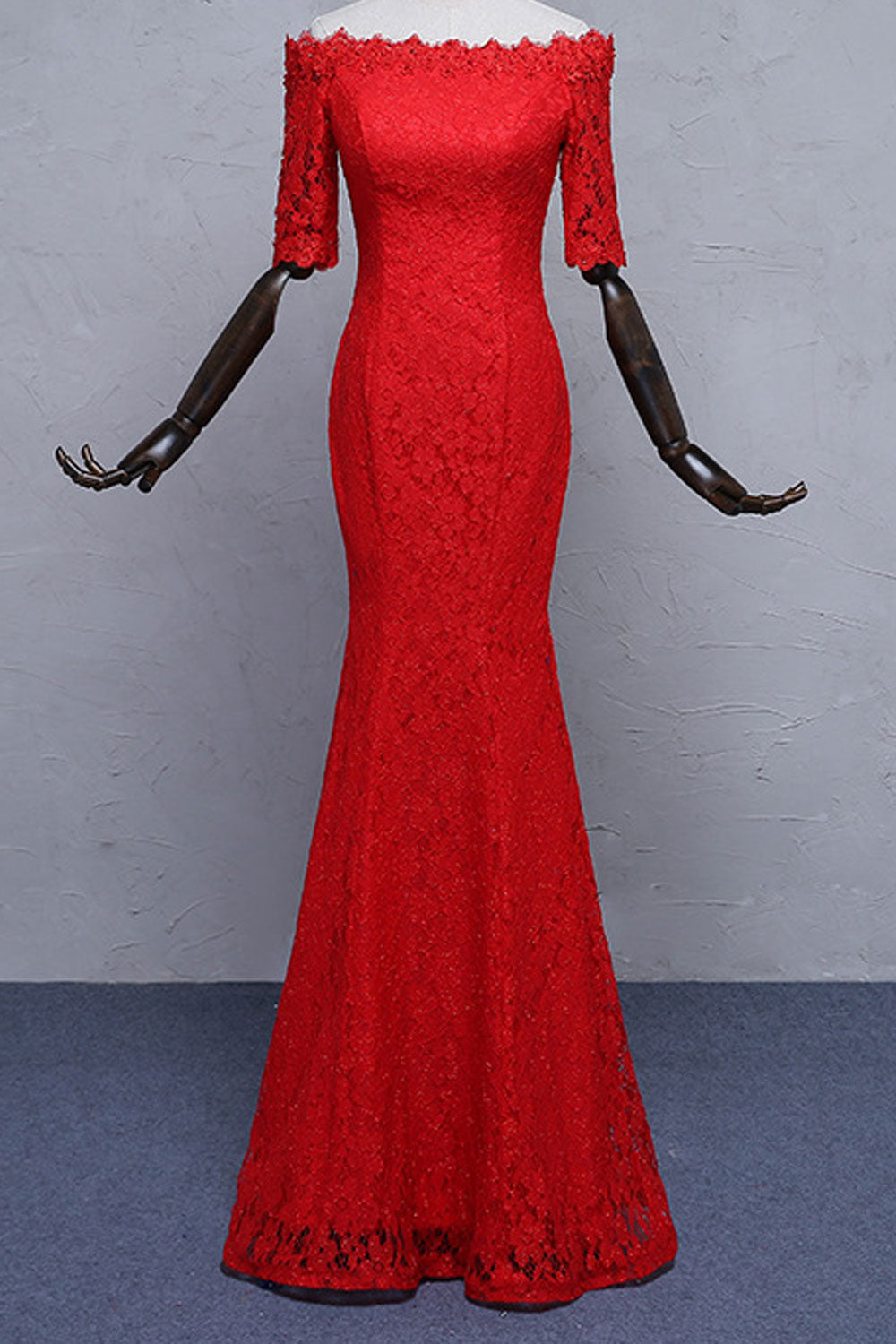 Women Breathable Slim Fit Solid Colored Off-Shoulder Beautiful Dress
