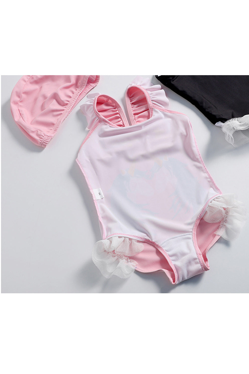 Baby & Toddler Girls Beautiful Cap Sleeve Superb Printed Pattern Round Neck Relax Fit Swimwear