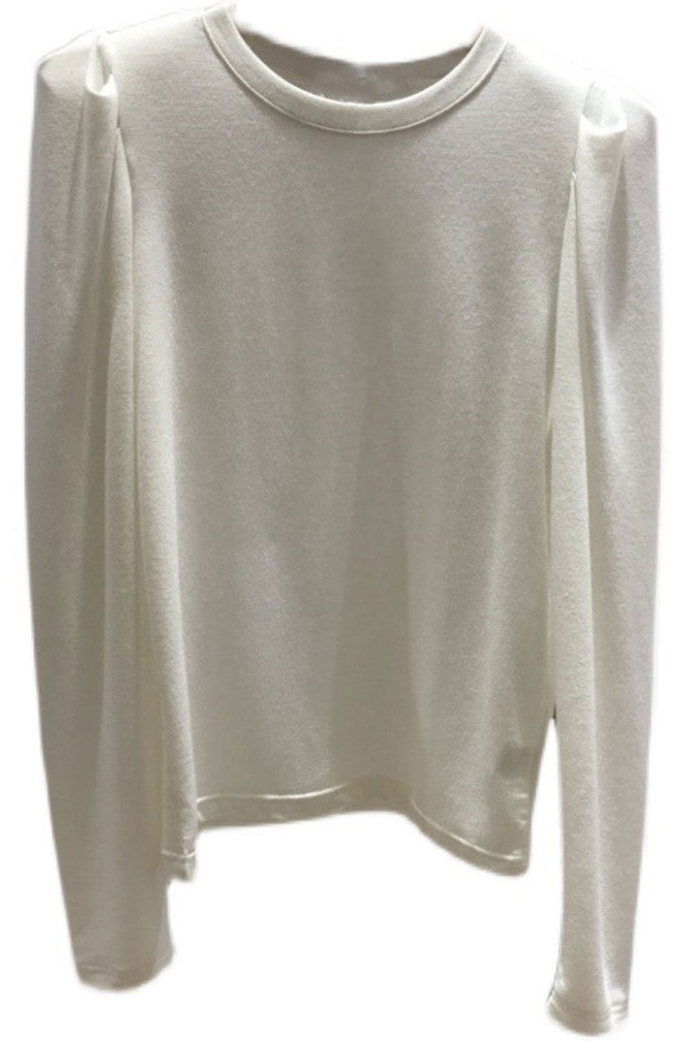 Women Elegant Solid Colored Long Sleeve Round Neck Summer Pullover Casual Sweatshirt