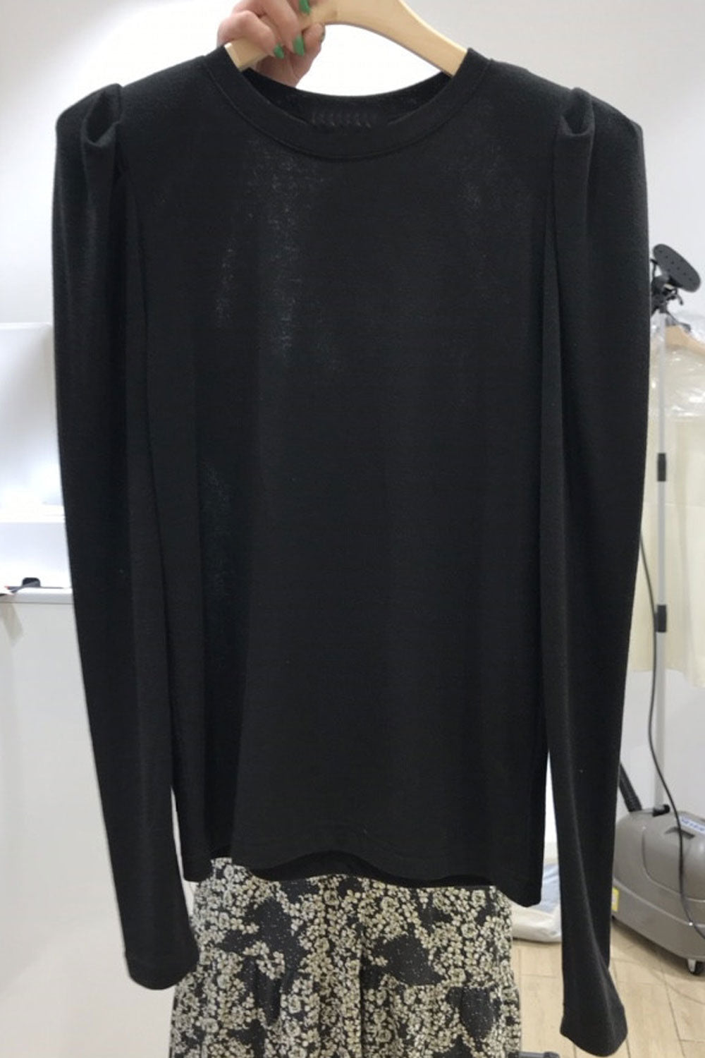 Women Elegant Solid Colored Long Sleeve Round Neck Summer Pullover Casual Sweatshirt