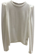 Women Elegant Solid Colored Long Sleeve Round Neck Summer Pullover Casual Sweatshirt