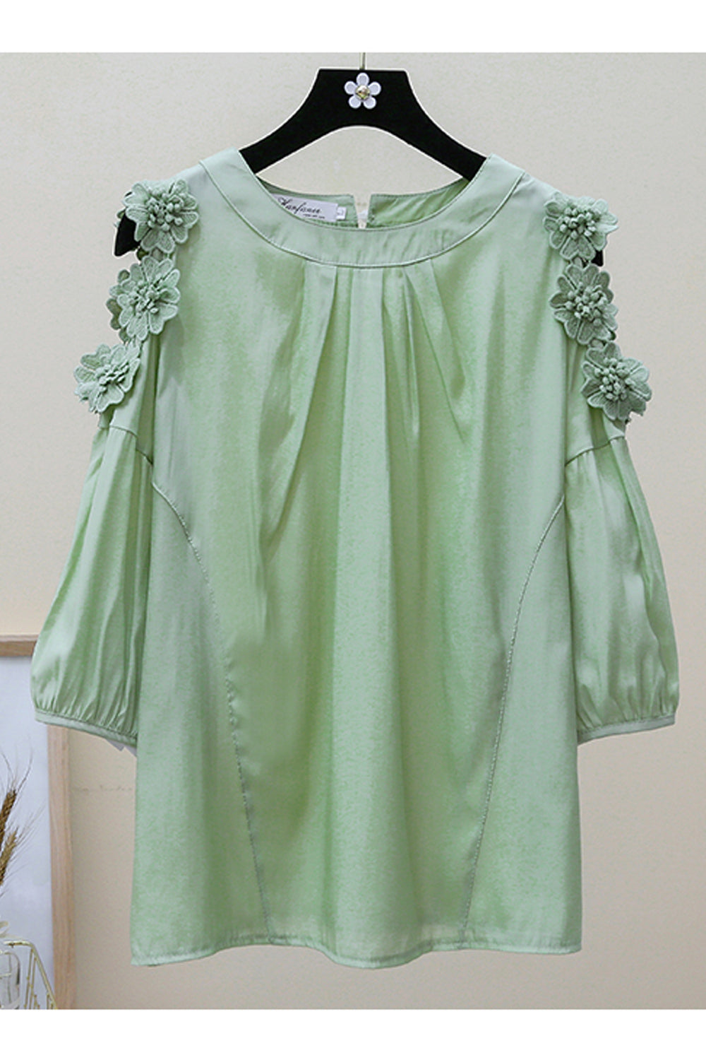 Women Easy Round Neck Elegant Solid Colored Summer Sleeveless Chiffon Shirt