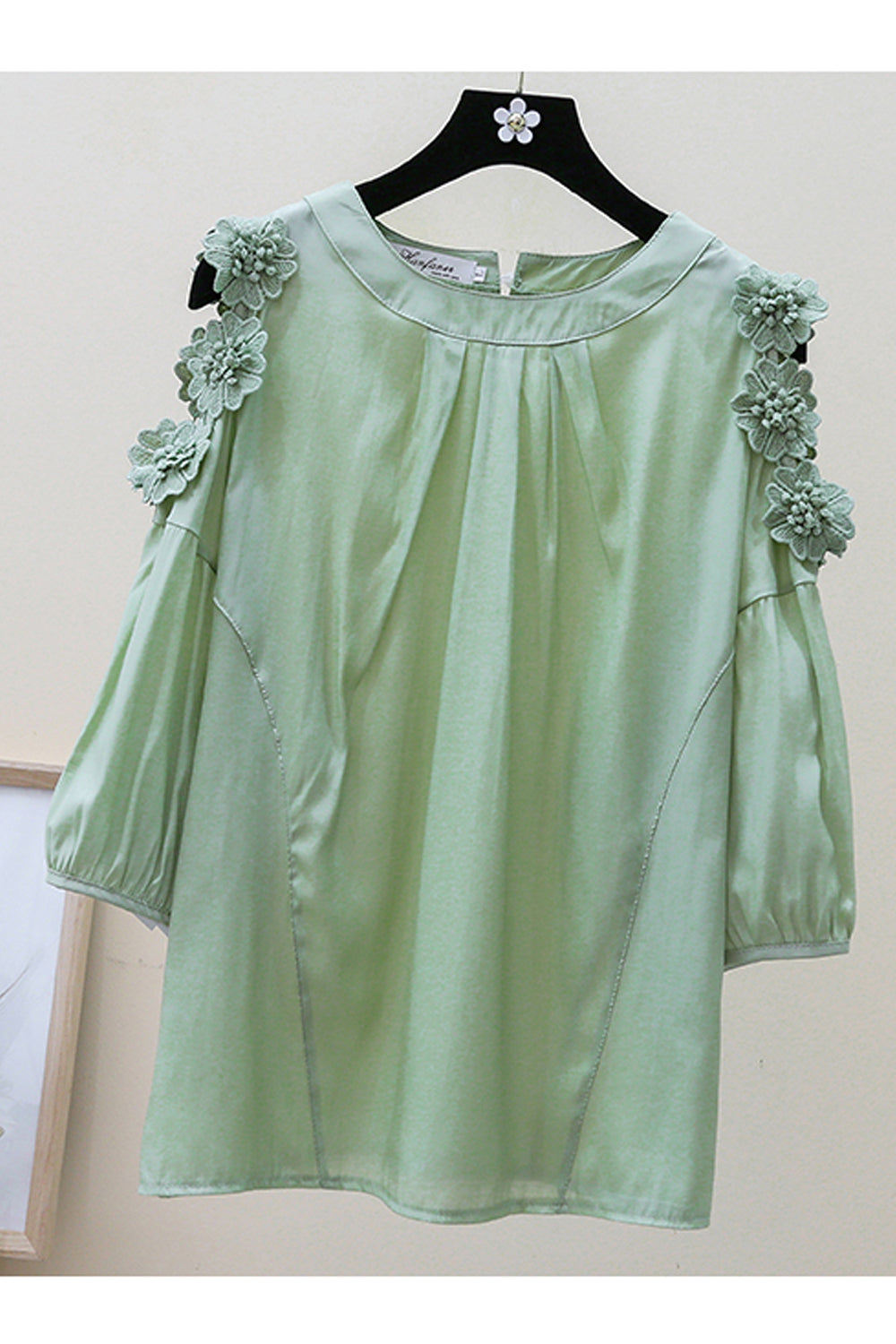 Women Easy Round Neck Elegant Solid Colored Summer Sleeveless Chiffon Shirt