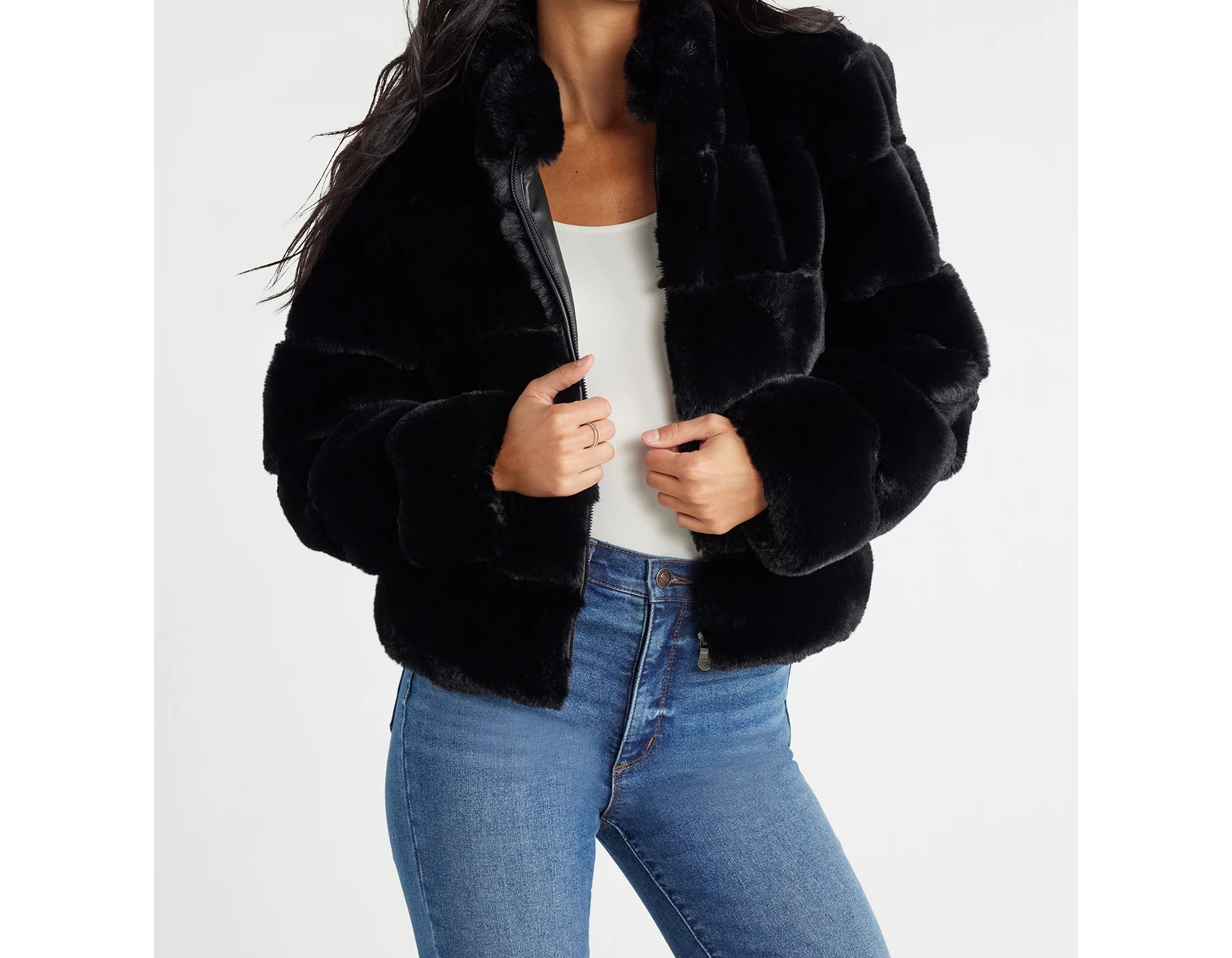 Women's Faux Fur Chubby Winter Jacket